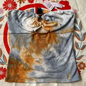 NWT Wild fable tie dye blue and Orange tube top 💙🧡